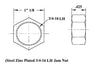 3/4 x 3/4-16 Chromoly 4 Link Kit With 3/4 To 3/8 High Misalignment Spacers, Weld-In Bungs .095 & Jam Nuts