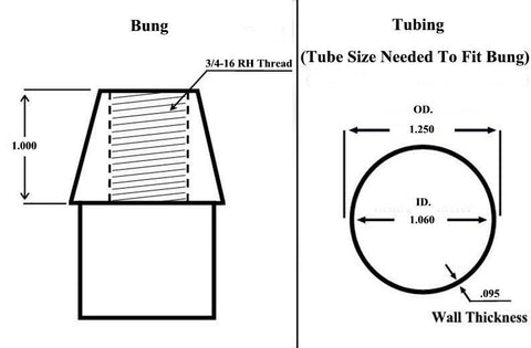 3/4 x 3/4-16 Chromoly 4 Link Kit With 3/4 To 3/8 High Misalignment Spacers, Weld-In Bungs .095 & Jam Nuts