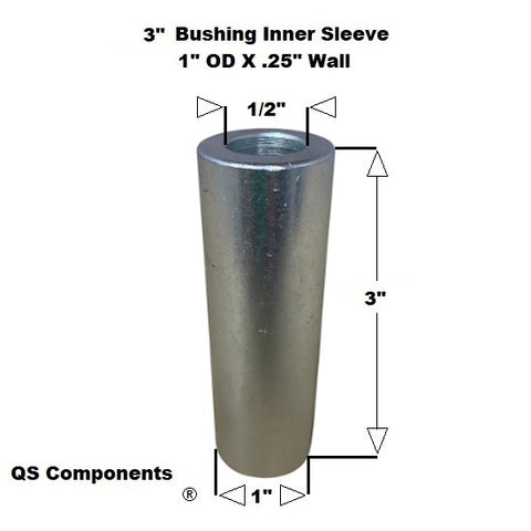 3" Width 1/2" Hole Poly Bushing Kit