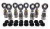 5/8 x 5/8-18 Chromoly 4 Link Kit With 5/8 Aluminum Cone Spacers, Weld-In Bungs .120 & Jam Nuts