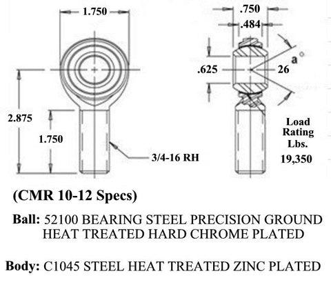 5/8 x 3/4-16 Economy 4 Link Kit With 5/8 Steel Cone Spacers & Jam Nuts